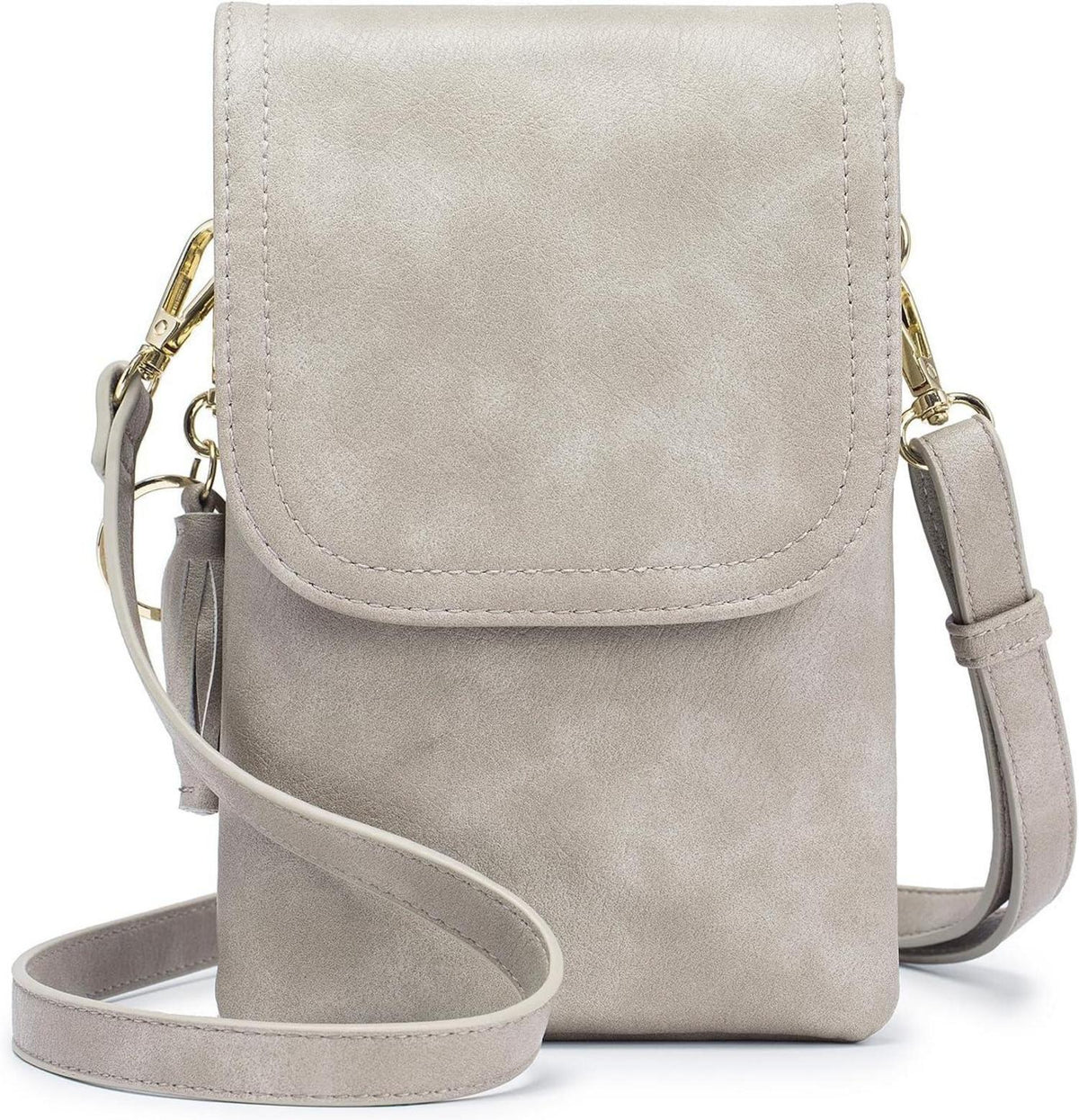 Handytasche Damen Umhängetasche mit Geldbörse, Verstellbarer Riemen