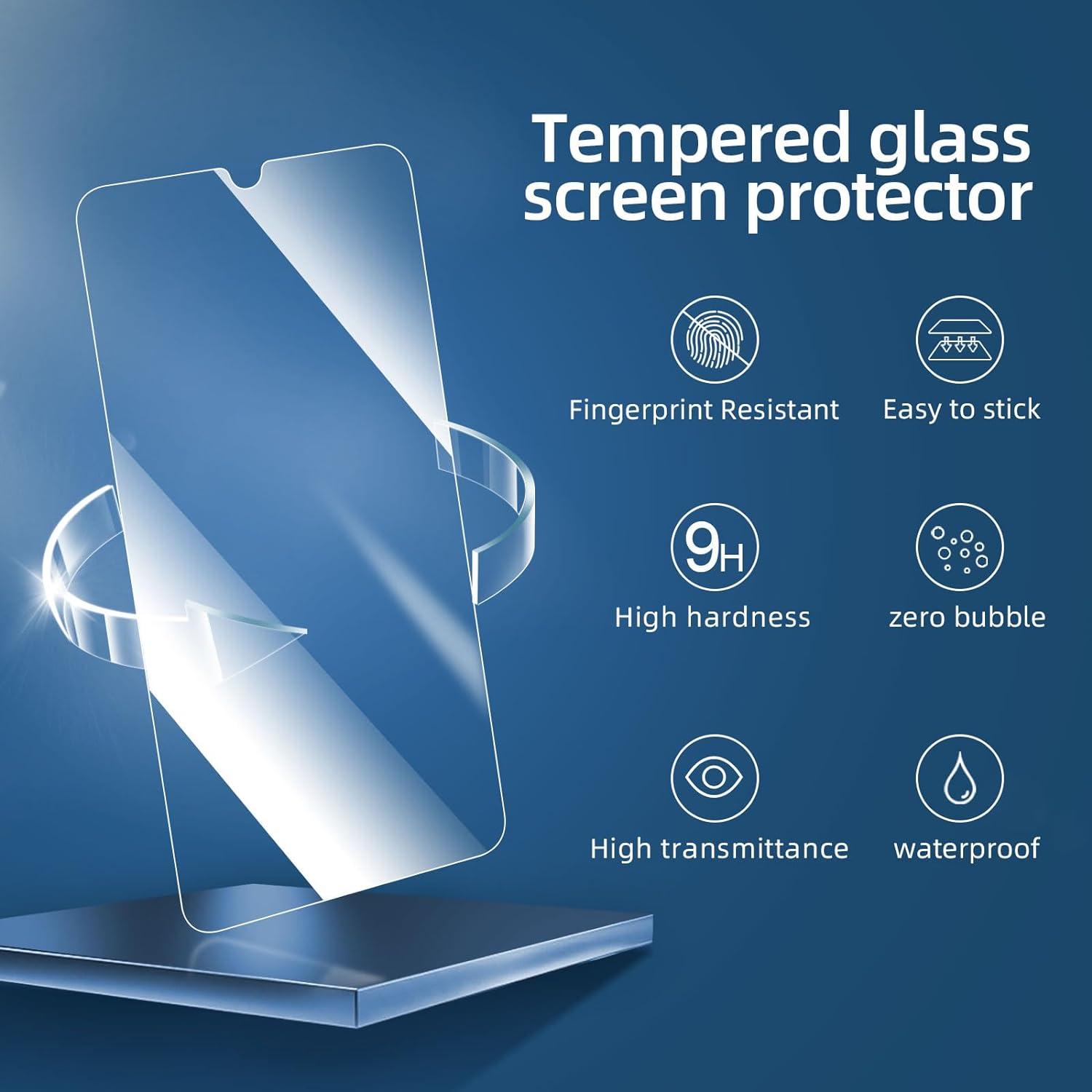 Panzer Schutz Glas Samsung Galaxy A25 5G M34 5G 3er Pack 9H Härte HD Displayfolie 0.33mm