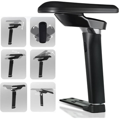 Ergonomischer Gaming Stuhl Hohe Rückenlehne Schwarz Blau 150