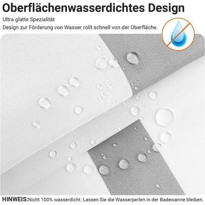 Duschvorhang 240x200 cm Block Antischimmel Textil wasserabweisend waschbar