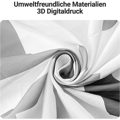 Duschvorhang 240x200 cm Block Antischimmel Textil wasserabweisend waschbar