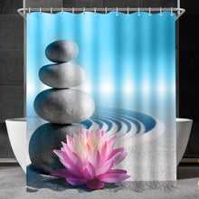 Duschvorhang Kieswüste 120x200cm Antischimmel Polyester