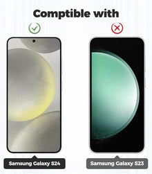 Transparente Samsung Galaxy S24 Handykette mit verstellbarem