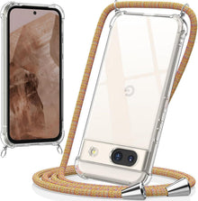 Handykette kompatibel mit Google Pixel 8A Transparente Hülle mit