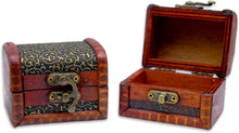 Vintage Schatzkiste Klein Schmuckschatulle 2er Set Truhe