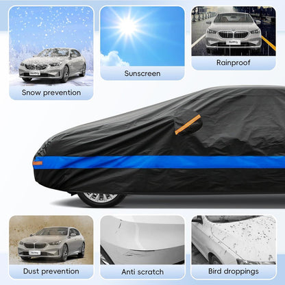 Wasserdichte Autoabdeckung für Audi A8, BMW 7er & Co. (510-530cm)