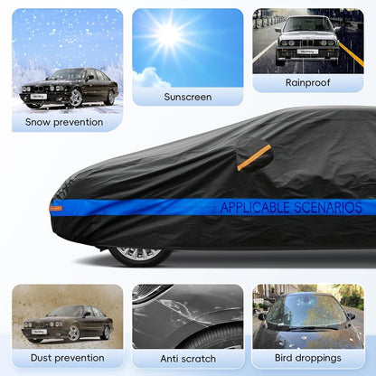 Wasserdichte Autoabdeckung für Audi A4/A5, BMW 3er, VW Passat – 3XL