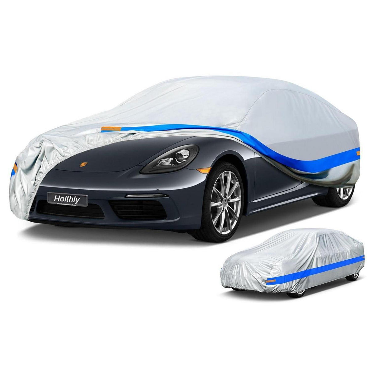 Wasserdichte Autoabdeckung für Porsche, Nissan & Co. (420-450cm)