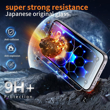 Tentoki Panzerglas Schutzfolie iPhone 14 Pro (6,1 Zoll) 2er Pack