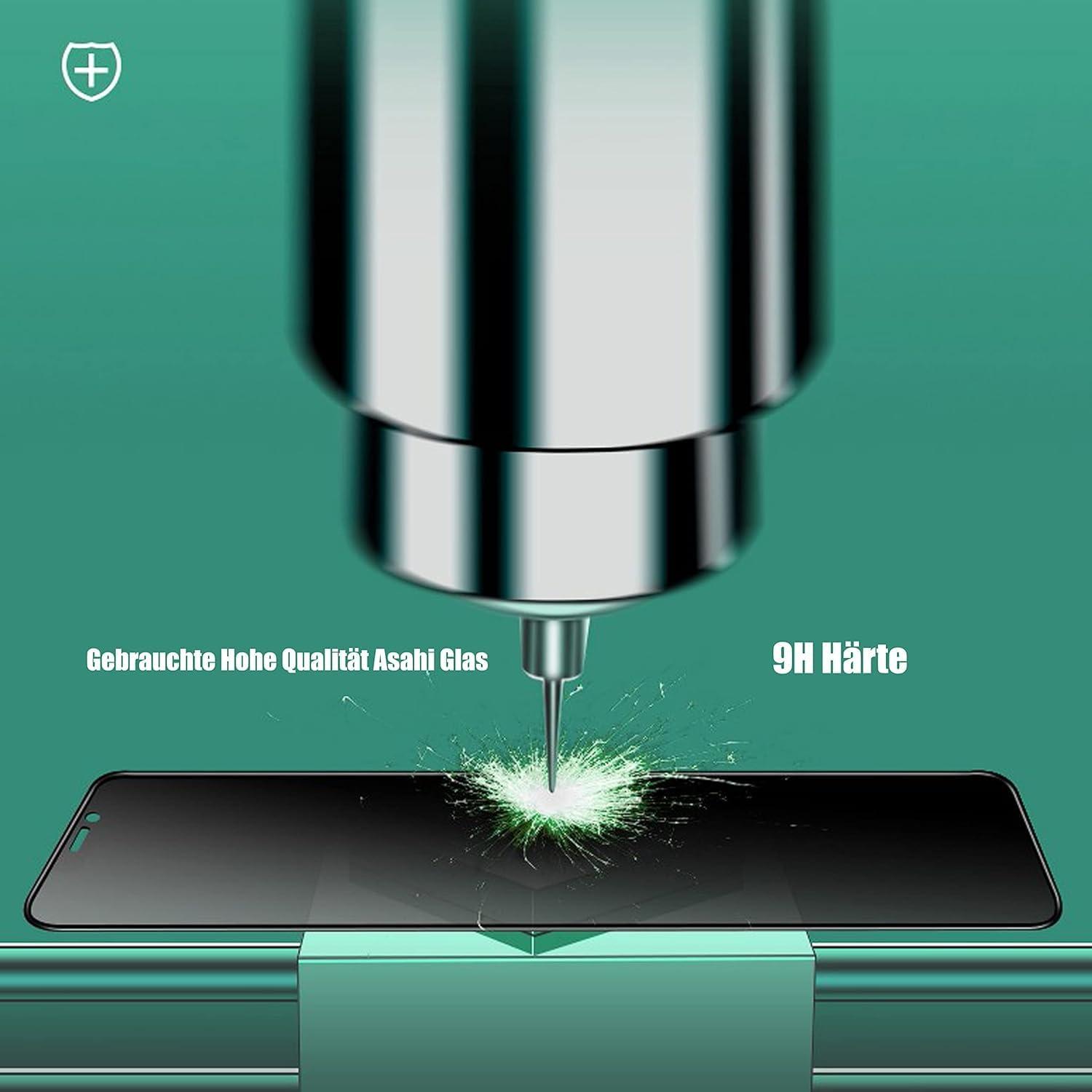3er Pack Matt Anti-Spionage Blickschutzfolie iPhone 15 Plus