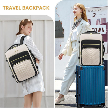 Reiserucksack Damen 40L Handgepäck Rucksack Wasserfest