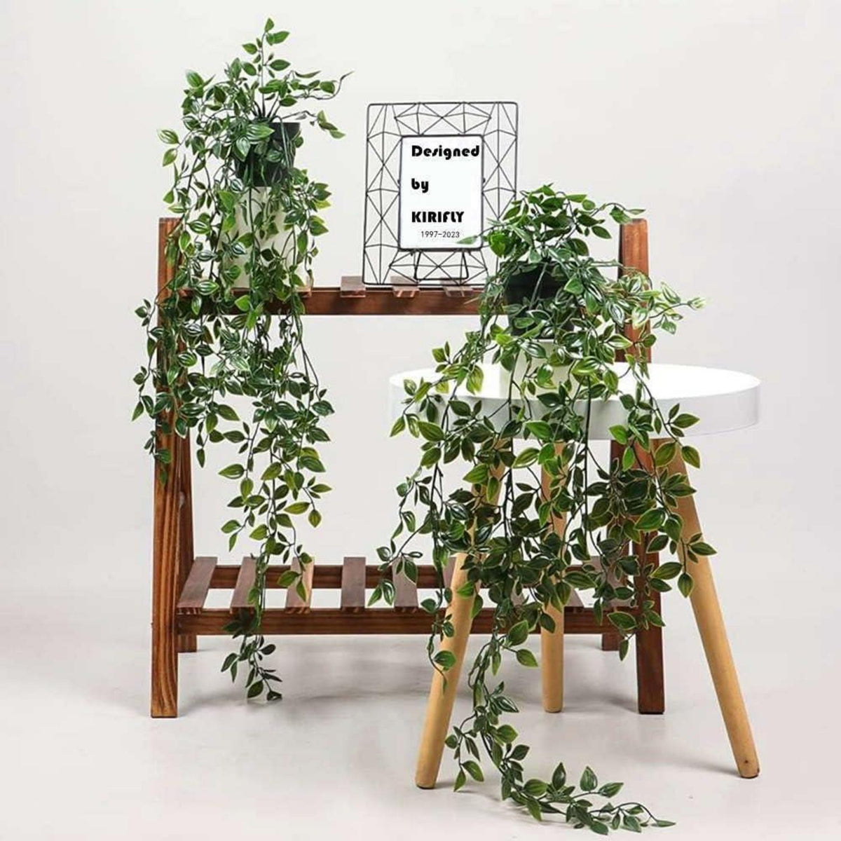 Künstliche Pflanzen Topf Hängepflanzen Eukalyptus Grün Zuhause Badezimmer