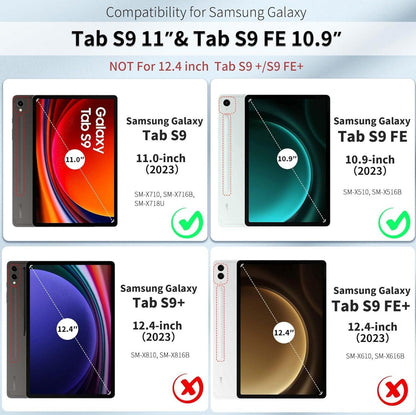 Samsung Galaxy Tab S9 FE 10.9 / S9 2023 11 Zoll Hülle mit S