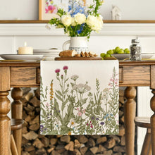 Artoid Mode Antike Kräuter & Wilde Blumen Herbst Tischläufer