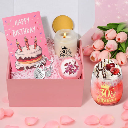 Weinglas Geschenkset 30. Geburtstag – Personalisiert & Verwöhnend