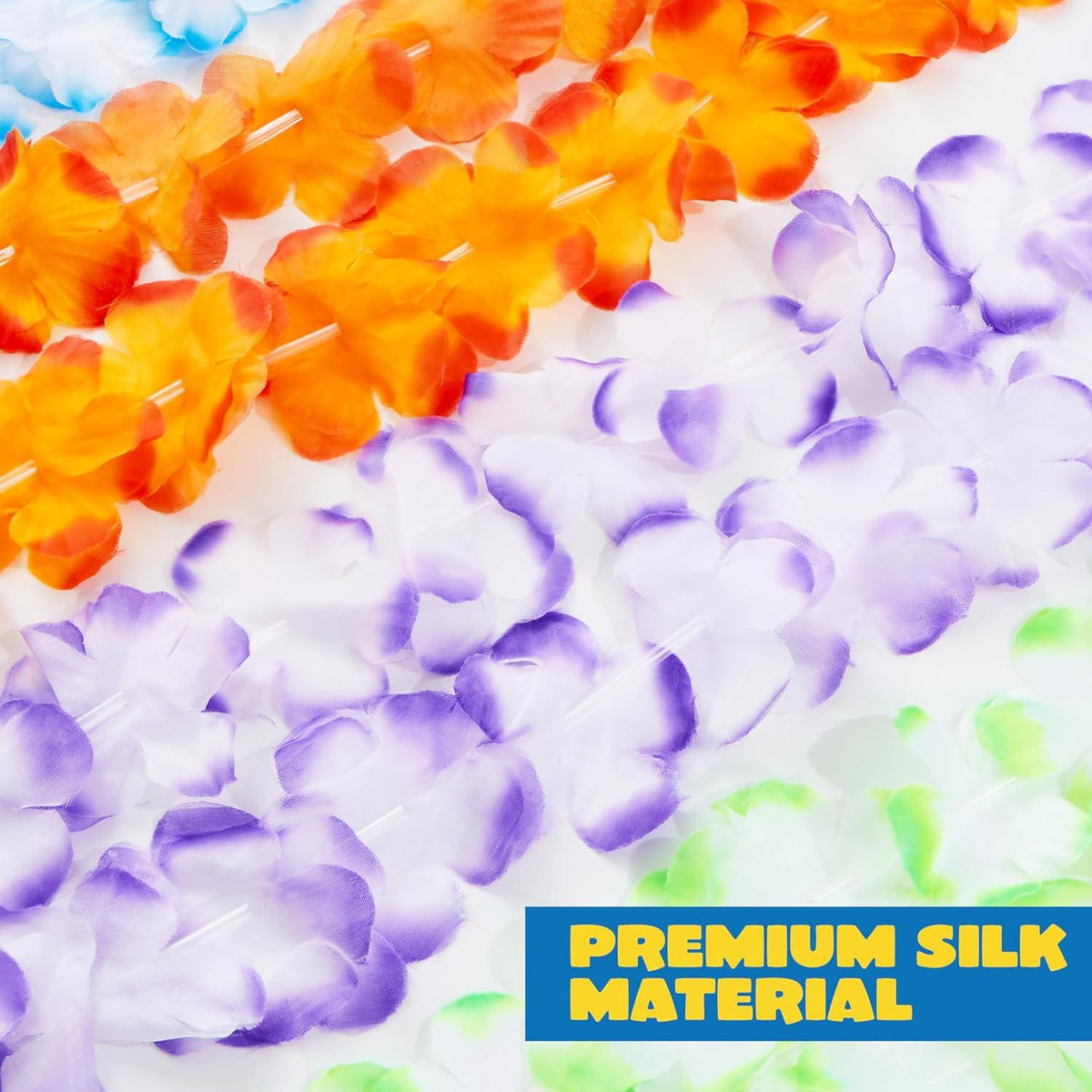 24er Set Hawai Blumenketten Luau Party Favors Strand 91cm