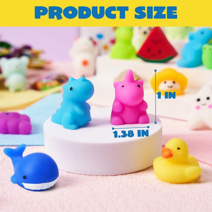 50er Pack Mini Mochi Squishy Spielzeug für Kinder Stressabbau