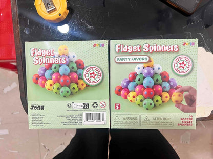 36 Stück Fußball Spinner Fidget-Spielzeug Kindergeburtstag 5-10 Jahre