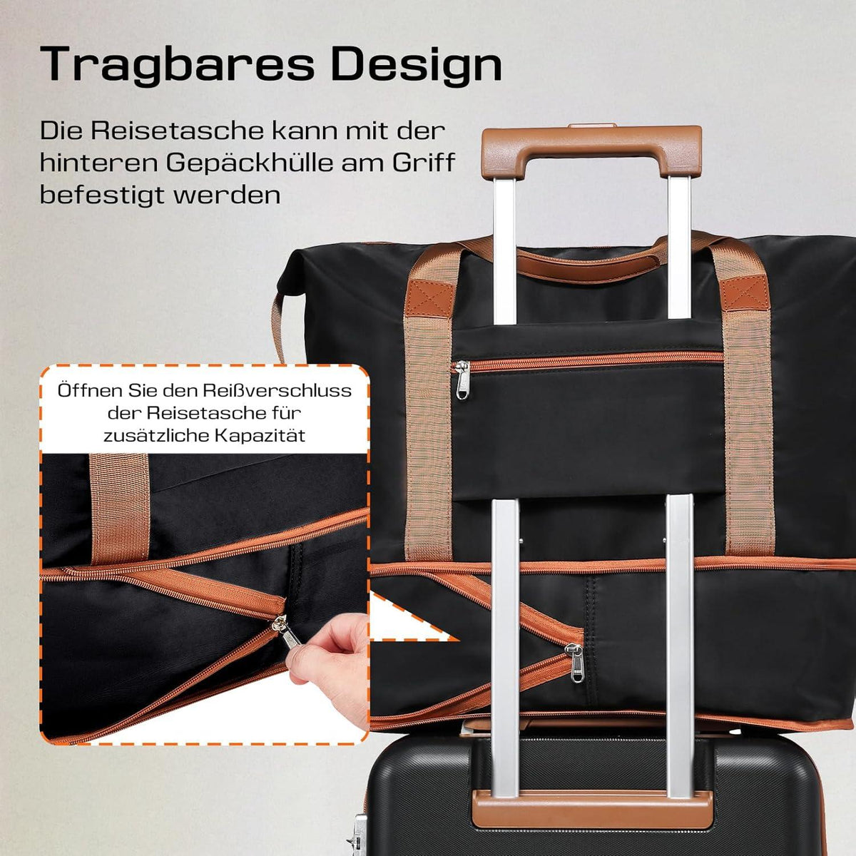 Joyway Kofferset 5tlg ABS Hartschalen Trolley Schwarz TSA-Schloss