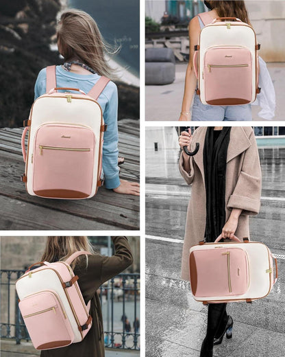 Handgepäck Rucksack 40L Damen Herren Wasserdicht 17 Zoll Laptopfach