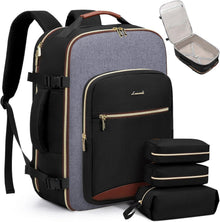 Handgepäck Rucksack 40L Damen Herren Wasserdicht Laptop 17 Zoll Travel