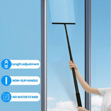 Duschabzieher Schwarz Silikon 97x31,8cm für Glas Fenster