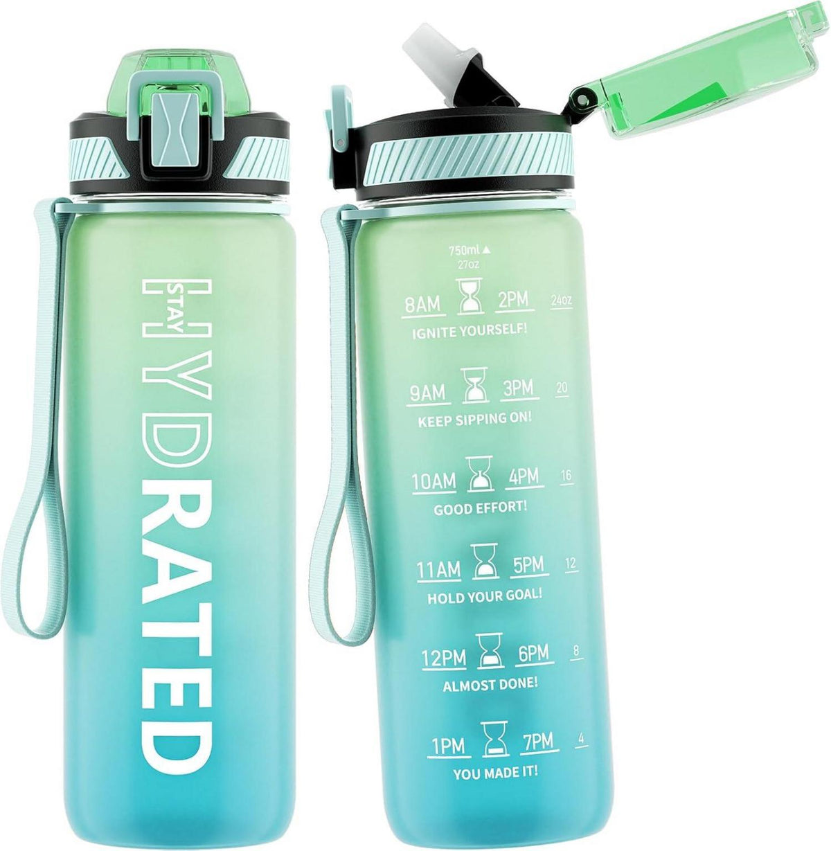 Trinkflasche 750ML BPA-frei Tritan Sport Auslaufsicher Mint Green
