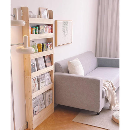 Massivholz Bücherregal Wandregal für Kinder & Erwachsene (80cm)