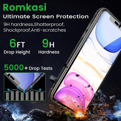 Sichtschutz iPhone 11 XR 6,1 Zoll Anti-Spy Panzer Schutz Glas Folie 2 Stück