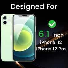Sichtschutz Panzer Schutz Glas Folie iPhone 12 Pro 6,1 Zoll