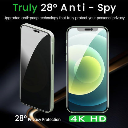 Sichtschutz Panzer Glasfolie für iPhone 12/12 Pro 6,1 Zoll