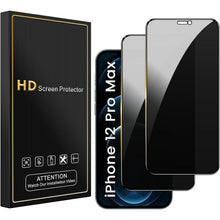 Sichtschutz Panzer Schutzglasfolie für iPhone 12 Pro Max 6,7