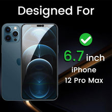 Sichtschutz Panzer Schutzglasfolie für iPhone 12 Pro Max 6,7
