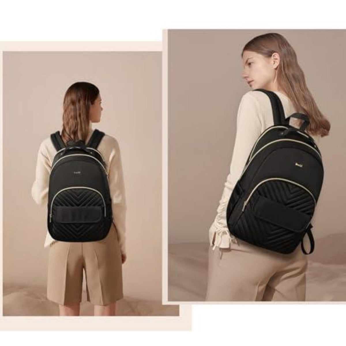 Laptop Rucksack Damen 17,3 Zoll – Anti-Diebstahl & USB Ladeanschluss