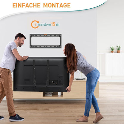 TV Wandhalterung 26-60 Zoll Flach und Curved Fernseher VESA