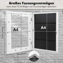 Kromapolis Kinderzeichnungen Fotocollage Rahmen Weiß A4