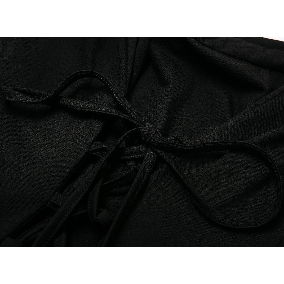 Gothic Kleid Damen Vintage Mittelalterlich mit Trompetenärmeln