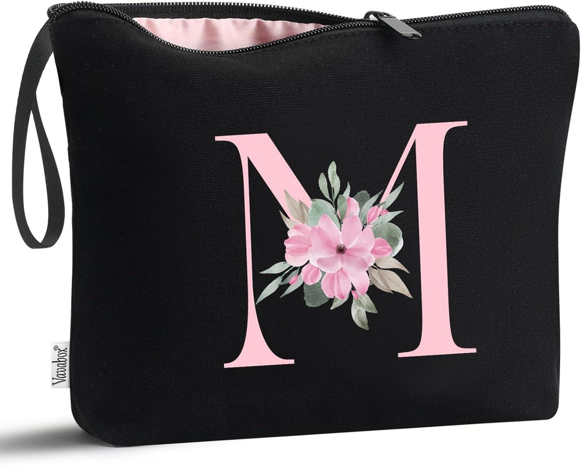 Personalisierte A-Z Kosmetiktasche für Frauen und Brautjungfern