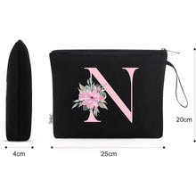 Personalisierte Kosmetiktasche mit Initialen – Geschenk für Frauen