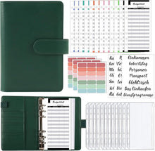 A6 Budget Planner Geld Organizer mit 12 Binder Taschen