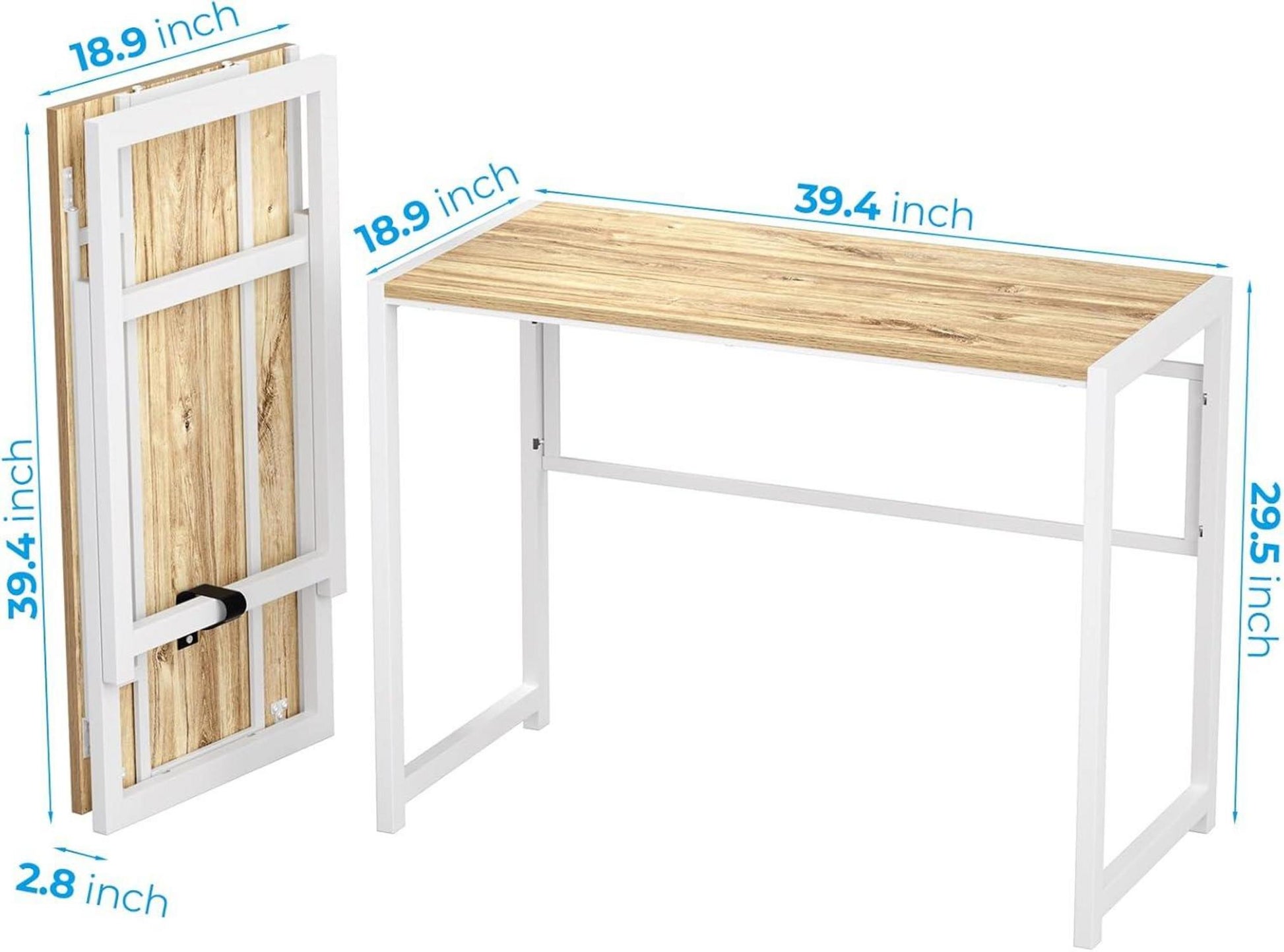 Kleiner Klappschreibtisch Keine Montage Beige 100x48cm