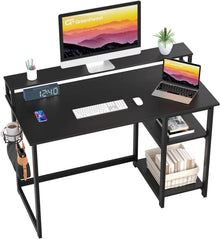 Schreibtisch Gaming Tisch mit Regal und Monitorständer