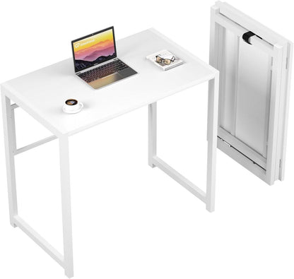 Klappbarer Schreibtisch Weiß 100 x 48 cm Home Office