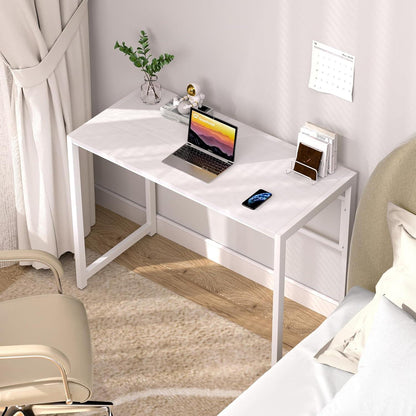 Klappbarer Schreibtisch 100 x 48 cm Weiß Stabile Struktur