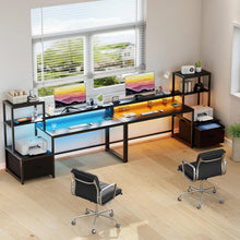 GreenForest Computer Schreibtisch mit Monitorständer und