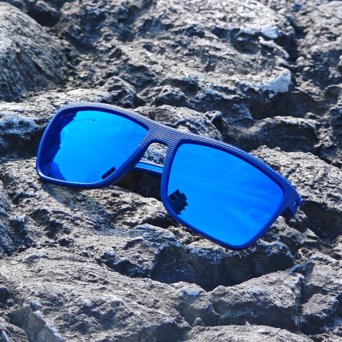 Polarisierte Sonnenbrille Herren TR90 Rahmen UV400 Schutz Quadrat C20