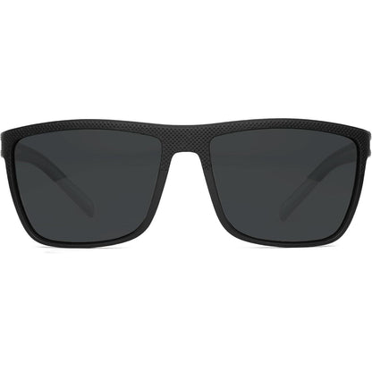 Polarisierte TR90 Herren Sonnenbrille UV400 Schutz Schwarz