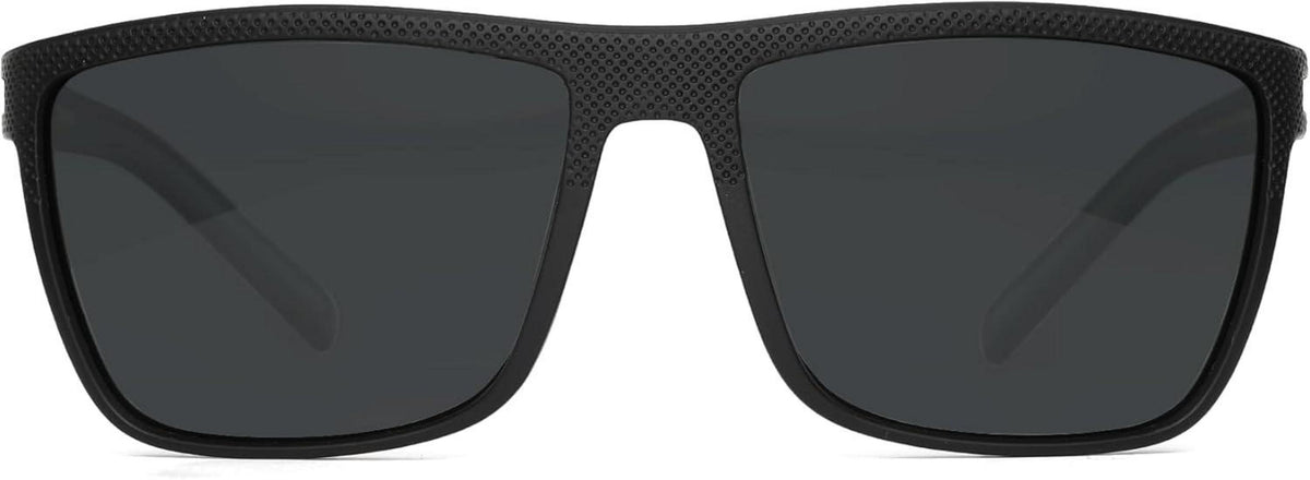 Polarisierte TR90 Herren Sonnenbrille UV400 Schutz Schwarz