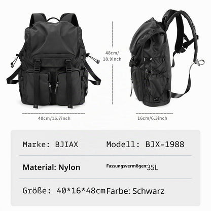 Großer Laptop Rucksack 35L Wasserdicht für 17,3 Zoll Notebook