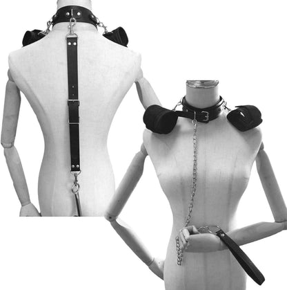 BDSM Handschellen Analhaken Halsband Fessel Set Sexspielzeug Bondage